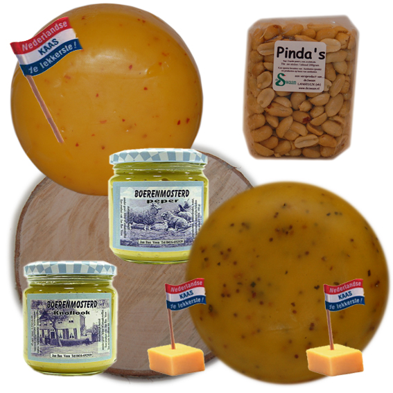 streekproductenpakket kaas en mosterd