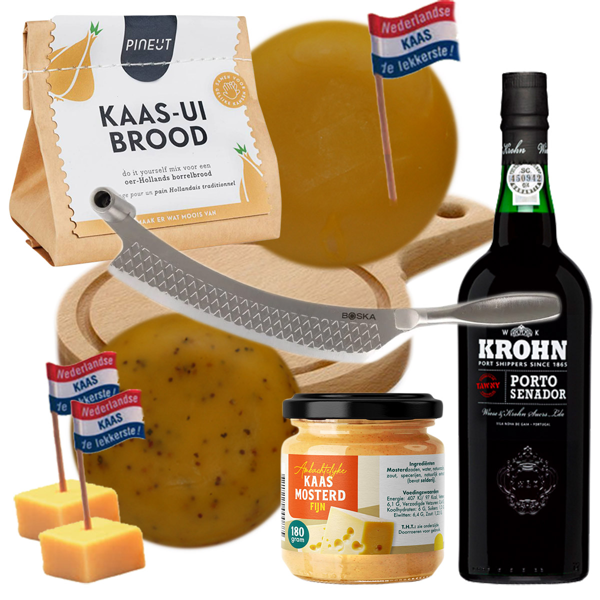 Kerstpakket kaas & port