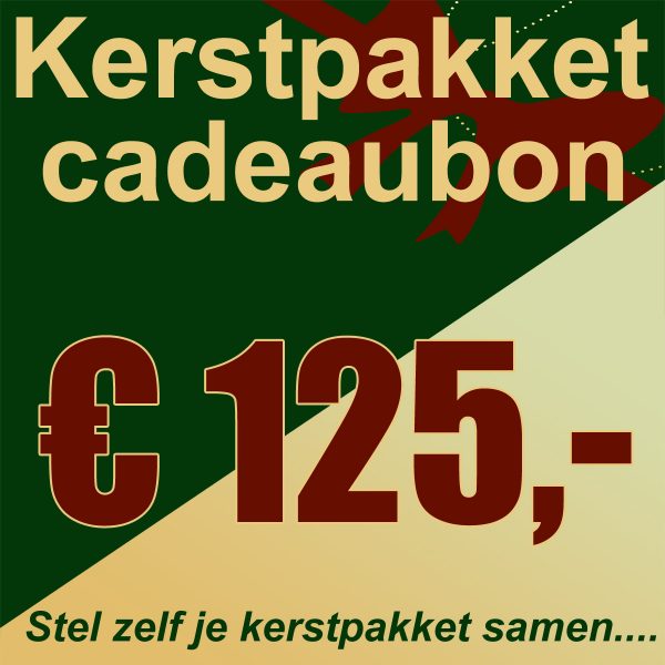 Kerstpakket cadeaubon 125 euro