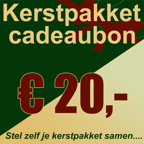 kerstpakket cadeaubon 20 euro