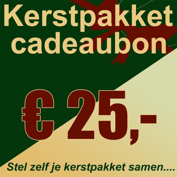 kerstpakket cadeaubon 25 euro