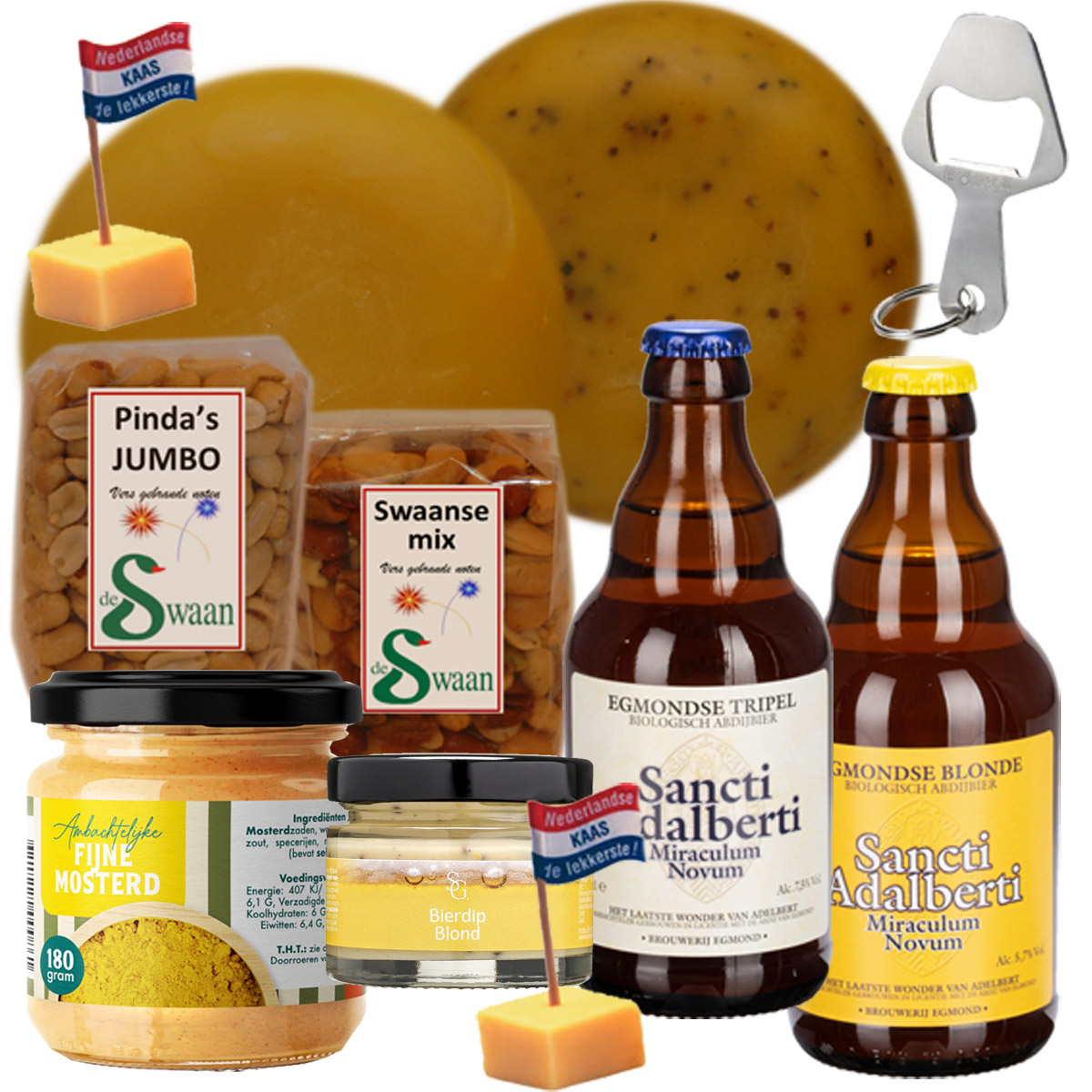 Feestelijk kerstpakket voor een man