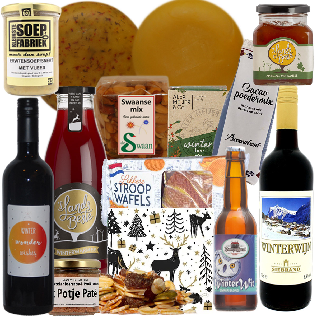 Kerstpakket winterse lekkernijen
